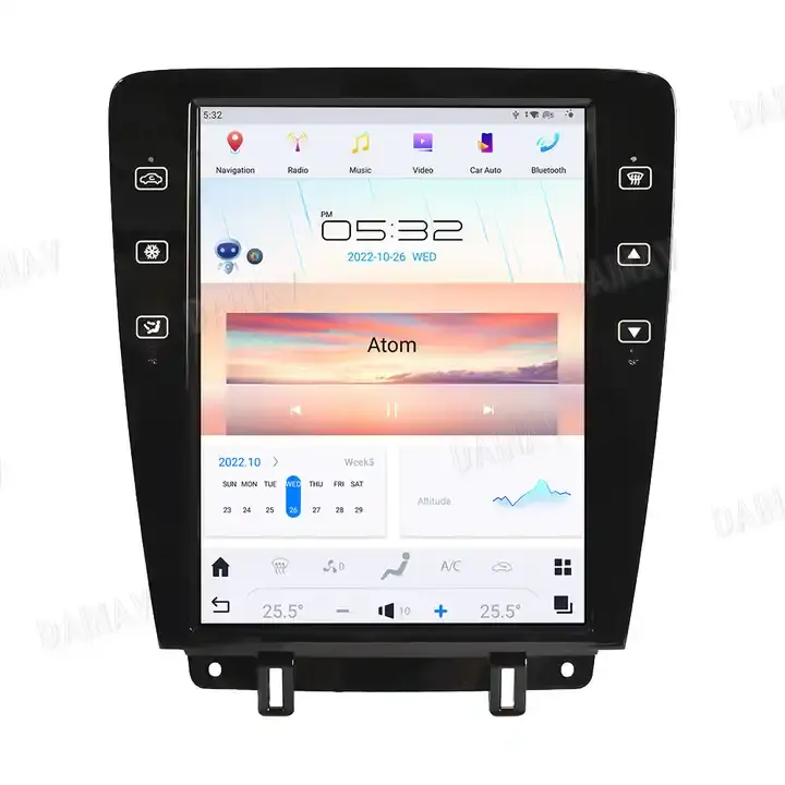 Android 11 Tesla pantalla coche Radio Audio para Ford Mustang 2009-2013 Audioradio estéreo reproductor Multimedia unidad GPS