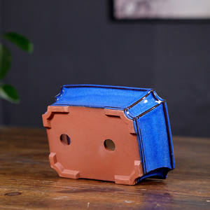 Yixing <span class=keywords><strong>pot</strong></span> à bonsaï rectangle pots à bonsaï <span class=keywords><strong>en</strong></span> céramique émaillée céramique peinte à la main <span class=keywords><strong>pot</strong></span> à bonsaï <span class=keywords><strong>japonais</strong></span> pour <span class=keywords><strong>jardin</strong></span> et usage domestique - Product Image 4