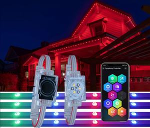 Misrabbit <span class=keywords><strong>IP68</strong></span> ngoài trời DC48V dẫn đèn giáng sinh với ứng dụng thông minh kiểm soát nhiệt độ màu kép (3500K/6000K) Bảo hành 5 năm - Product Image 1