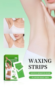 60 Pieces of 2 Sizes Intimate Organic Waxing Strip Home Waxing Kit Face and Body Hair Removal <b>Sheet</b> - Product Image 4