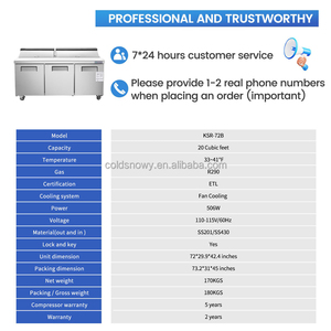 Refrigeration Equipment Salad <strong>Bar</strong> <strong>Cool</strong> <strong>Bar</strong>/Sandwich,Salad Preparation Pizza Counter Refrigerator/Pizza Prep Table - Product Image 4