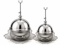 Plat de service élégant en acier inoxydable pour hôtels, restaurants, buffets, salles de banquet, événements de restauration et présentation alimentaire