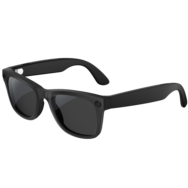 2026 AI Camera Sunglasses Smart Glasses MT5 8MP HD Bluetooth Voice Call Anti Blue Light Transfer Genuine Leather Charging Case