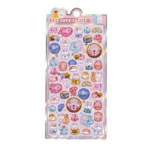 Pegatinas 3D en Relieve de Gatito, Conejo y <span class=keywords><strong>Shiba</strong></span> <span class=keywords><strong>Inu</strong></span>, Pegatinas de Cristal 3D para Niños, Manualidades, Recompensas Educativas, Decoración de Teléfonos - Product Image 3