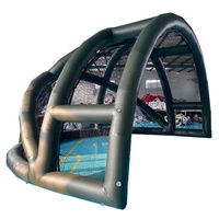 Simulador de golf doméstico personalizado comercial recinto campo de prácticas tienda simulador de golf inflable