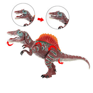 9 pièces <span class=keywords><strong>de</strong></span> figurines <span class=keywords><strong>de</strong></span> dinosaures réalistes en plastique <span class=keywords><strong>de</strong></span> 5 à 9 pouces, Dinosaurio Juguetes avec mâchoires mobiles - Product Image 4