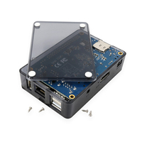 Boîtier de protection transparent noir en ABS pour Orange Pi PC, PC2 et PC Plus, accessoires électroniques