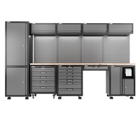 Sistema de Almacenamiento Modular Industrial para Taller, Personalizado OEM, Gabinete de Herramientas Tipo Cajón y Banco de Trabajo Desmontable para Garaje