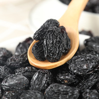 Raisins secs noirs de haute qualité, parfumés naturellement, prix de gros, en forme de granulés