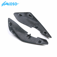 AKOSO 3K 3*3 accessoires de moto en Fiber de carbone siège arrière avec panneau latéral d'accoudoir pour Ducati Hypermotard 950 2019 +