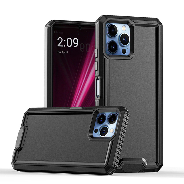 Cell Phone Case Hot Design 2 in 1 Soft Tpu Pc Hard Back Cover Phone Case for Iphone 11 12 13 14 15 16 Pro Max