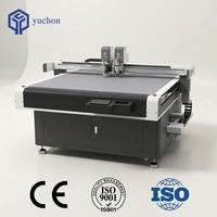 Yuchon 1625 Hoge Precisie EPE Schuim Pneumatische Oscillerende Mes Snijplotter voor Pneumatische Mes voor Verpakkingsinzetstukken