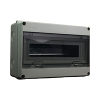 Caja Eléctrica de Montaje en Panel HT de 15 Vías, Plástico ABS, Exterior, IP65, Impermeable, a Prueba de Polvo, 200A, 220V, Distribución de Energía
