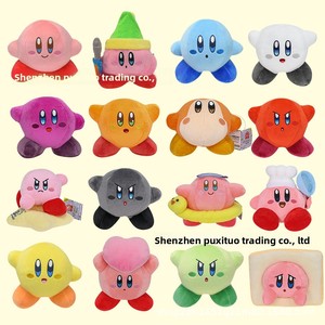 Vente en gros pour la série Kirby Peluche super douce Ciel étoilé Étoile à cinq branches PP Coton Anneau de natation Swordsman Machine Poupée - Product Image 2