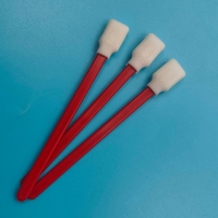 Éponge carrée en plastique PP rouge 707 pour salle blanche, sans peluches, pour le nettoyage des électroniques, des imprimantes et des voitures