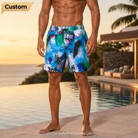 Shorts de bain décontractés personnalisés, écologiques, extensibles dans 4 directions, séchage rapide, pour hommes, personnalisation de la marque D2C