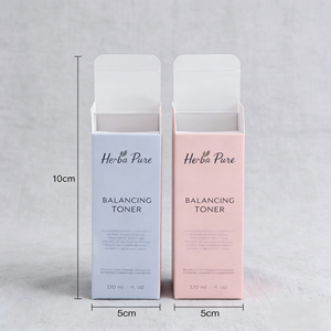 Boîte d'emballage cosmétique personnalisée, carton pliable pour les soins de la peau, boîtes en papier couché, laminage au toucher doux - Product Image 5