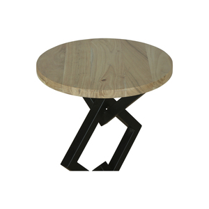 <b>Rustic</b> Wooden <b>Side</b> <b>Table</b> Farmhouse Inspired End <b>Table</b> for Living Room Bedroom Sofa <b>Side</b> <b>Table</b> Natural Wood Finish - Product Image 3