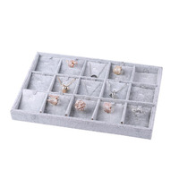 Schmucksc halen Stapelbare Halskette Armband Ring Showcase Display Leere Platte