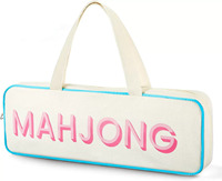 Nouvelle Trousse de Toilette de Voyage Portable 2026 Grande Capacité avec Compartiments Imperméable Sac de Rangement Mahjong Américain Personnalisable