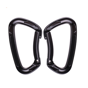 Moschettone in Alluminio 24KN con Anello a D e Gancio a Molla per Portachiavi - Product Image 5