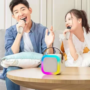 Enceinte karaoké Bluetooth K12 avec microphone et subwoofer à lumière RGB, prend en charge plusieurs modes d'entrée, alimentation CC - Product Image 5