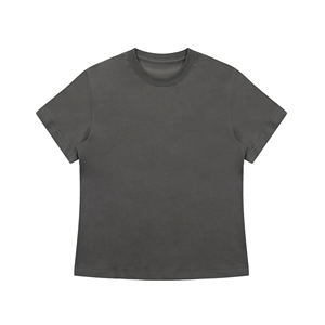 Camiseta de cuello redondo de doble tono 240g algodón antibacteriano de secado rápido inteligente para hombres - Product Image 1