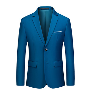 Herren Lightweight Comfy Business Solid Color Zwei Knöpfe Daily Suit <span class=keywords><strong>Blazer</strong></span> Fashion - Product Image 2