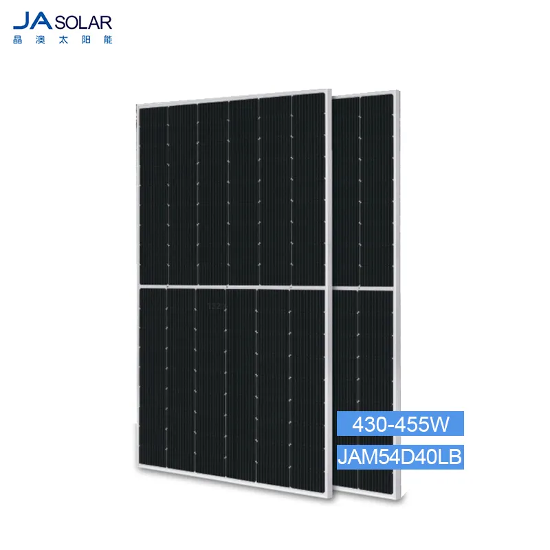 JA Solar JAM54D40 430-455/LB N-tipo TOPCON Tecnologia Bifacial Vidro Duplo Mono JA Solar