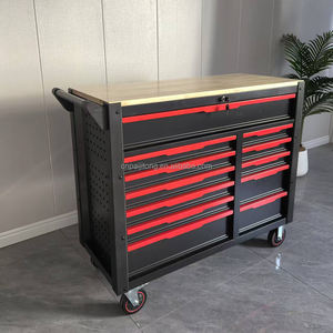 Gabinete <span class=keywords><strong>de</strong></span> Herramientas Móvil con Ruedas y Herramientas Variadas, Cajones con Cerradura para Mecánicos, Almacenamiento Seguro Industrial, Gestión del Espacio - Product Image 5