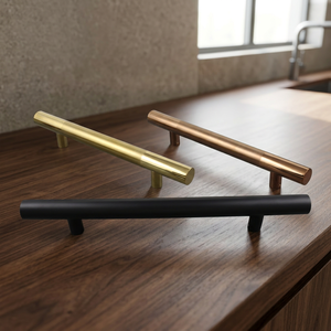 Modern Stainless Steel Cabinet Bar Handles Black <b>Gold</b> Bronze Finish Durable Kitchen Furniture <b>Drawer</b> <b>Pulls</b> Outdoor Bedroom - Product Image 2