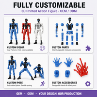 Cyber Guardian X1 FDM 3D Printed Articulated Action Figure Collectible Toy Custom Robot Model OEM ODM Grosir