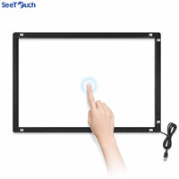 Meilleur prix Frais de livraison les plus bas Écran tactile étanche IP65 21,5 pouces avec cadre IR pour moniteur LED