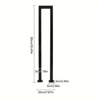 Barrière de jardin moderne et minimaliste avec couvercle pour escaliers et porche