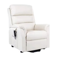 Fauteuil inclinable électrique multifonctionnel de luxe en tissu, fauteuil inclinable à gravité zéro