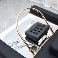 Lit de shampooing électrique thaïlandais haut de gamme, pédicure, spa capillaire thaïlandais avec massage, dossier relevable, spa capillaire avec lit de massage
