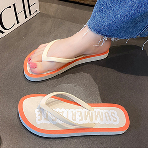 리틀 데이지 여성용 여름 플립 플롭 경량 미끄럼 방지 비치 슈즈 세련되고 내마모성 - Product Image 2