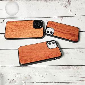 Vente chaude nouveau Design palissandre noyer PC étui de téléphone portable antidérapant antichoc couverture de téléphone portable pour <span class=keywords><strong>IPhone</strong></span> - Product Image 4