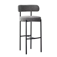 Chaise de bar de restaurant, de cuisine, de salle à manger, de comptoir haut, avec accoudoirs, design moderne, prix bas, café, café-restaurant