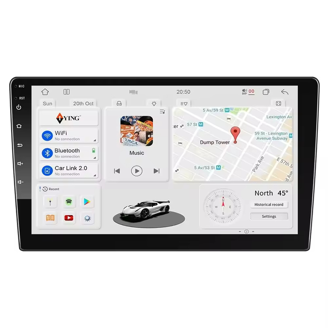 Universal Portable Car Stereo 9/10 Inch 2K NPU 8-Core 2.7GHz Android Auto GPS Navigation Radio with for Player and Carplayer