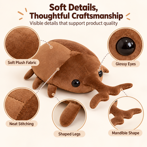 Juguete de peluche de la serie de animales marinos de dibujos animados: insecto de bolsillo, unicornio, <span class=keywords><strong>escarabajo</strong></span>, <span class=keywords><strong>jirafa</strong></span>, pez sierra. Logotipo personalizable, malla lavada, supersuave, antiestrés. - Product Image 3