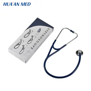 Huean – Cardioscope manuel professionnel en acier inoxydable pour enfants et adultes, stéthoscope à tête unique