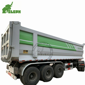 <span class=keywords><strong>Semi</strong></span>-remorque benne basculante hydraulique à 3 essieux de 60 mètres cubes pour le transport et le déchargement - Product Image 5