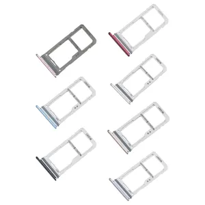 Single Dual Sim Card Tray Slot frame holder replacement For Samsung Galaxy S8 S8 Plus S8P fast shipping Wholesale