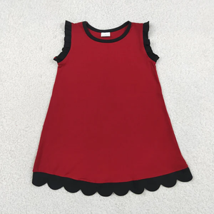 เด็กผู้หญิง เด็กเล็ก เดรสแขนกุด ความยาวระดับเข่า เสื้อผ้าฝ้าย - Product Image 6