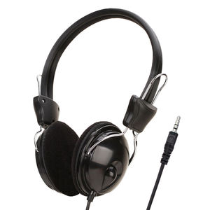 Écouteurs supra-auriculaires avec câble prise 3.5mm pour ordinateur portable <span class=keywords><strong>musique</strong></span> écoute jeu vidéo regarder - Product Image 1