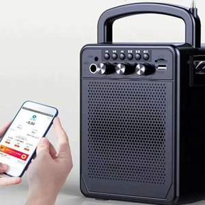 Yu Era Portable Speaker With Microphone Support Rechargeable <b>Battery</b> Outdoor Use <b>Square</b> Dance High Volume - Product Image 2