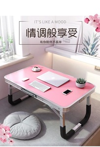 Mesa plegable moderna de aleación de aluminio para coche, escritorio de cama de comedor portátil para estudio de dormitorio de estudiante, escritorio de ordenador con ventana de Bahía Simple - Product Image 2