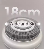 Brosse électrique pour le corps, pour le dos et la douche, brosse de bain, brosse de dos imperméable pour la douche