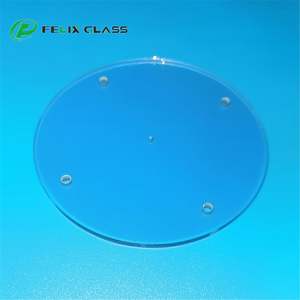 Lámina de Vidrio Redonda con Recubrimiento AR FELIX, con Borde Sin Recubrimiento de 3 mm, Ventana de Vidrio Óptico con Recubrimiento - Product Image 2